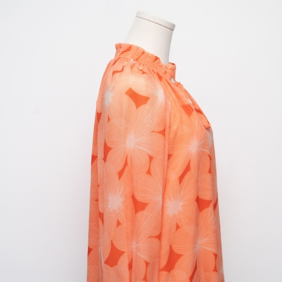 Ramy Brook | Clarke Chiffon Floral Blouse - Picture 9 of 15